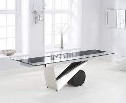 Buy The Pretoria 170cm Extending Black Glass Dining Table With Hampstead Z Chairs At Glass Dining Table Extendable Glass Dining Table Black Glass Dining Table