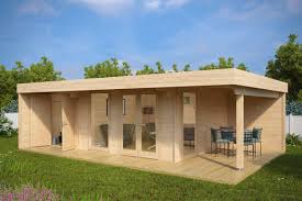 Luxury Summer House With Storage Room Hansa Lounge Xxl 22m 44mm 8 X 5 M Summer House 24 Summer House Garden Log Cabins Summer House Garden