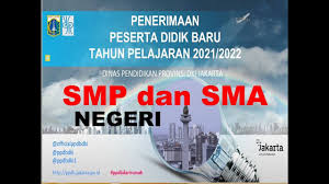 Dinas pendidikan provinsi dki jakarta menyelenggarakan ppdb dengan tujuan untuk mewujudkan kesetaraan kesempatan bagi semua warga dari seluruh latar belakang. Ppdb Smp Dan Sma Negeri Dki Jakarta Tp 2021 2022 Penerimaan Peserta Didikbaru Youtube