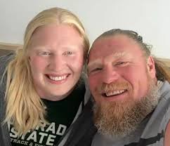 Recent photo of Brock Lesnar with his daughter Mya Lesnar