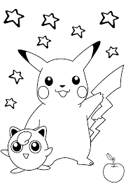These alphabet coloring sheets will help little ones identify uppercase and lowercase versions of each letter. Smiling Pokemon Coloring Pages For Kids Printable Free Pokemon Coloring Sheets Pikachu Coloring Page Pokemon Coloring Pages