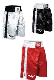 Black and red boxing shorts. Everlast Boxing Professional Fight Shorts Pro Boxer Short Black White Silver R View More On The Link Http Www Zep Fight Shorts Everlast Boxing Clothes