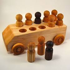 Natural Wood Toy Bus Etsy In 2021 Wood Kids Toys Wood Toys Natural Wood Toys