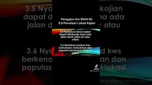 Cikgu abdul manaf bin hassan sekolah : Pengajian Am 900 4 Kk Penulisan Lokasi Kajian Youtube