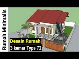 Gambar desain rumah di atas saya sharing dari situs www.gambarminimalisrumah.com. Desain Rumah Type 72 Youtube