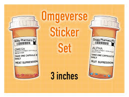 Omegaverse Pill Stickers 3 Inches ABO Vinyl Sticker - Etsy