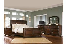 Contemporary twin panel bedroom set in 5 pcs by ashley furniture , finished by wooddimensions: Porter Media Chest Ashley Furniture Homestore