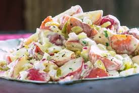 Potato Salad With Sweet Pickle Relish Recipe Sweet Pickles Roast Chicken Recipes Potatoes