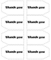 Download, print or send online for free. Free Printable Thank You Tags Templates