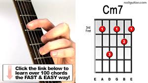 Check spelling or type a new query. Cm7 Mini Chords Lessons How To Play Minor 7th Bar Chords Easy Free Youtube
