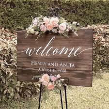 Our Wedding Wooden Welcome Signs Will Make An Excellent Addition To Your Wedding Venue Reception Rustic Wedding Signs Wedding Signs Diy Wedding Welcome Signs