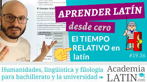Tiempo Relativo En Latin Respecto Al Absoluto Curso De Latin Desde Cero