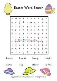 Our selection of free printable word search puzzles for kids are perfect for occupying young children 10 minutes at home or in the classroom. Easter Word Search Easy