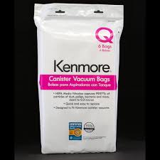 Find the perfect bag for your kenmore® vacuum get started: Kenmore 53292 6 Pk Type Q Hepa Vacuum Bags For Canister Vacuums