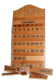Perpetual Calendar Wooden Wall Calendar Vintage Wooden Calendar Wall Calendar Diy Calendar Wall