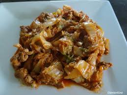 Le Blog De Clementine Chou Chinois En Sauce Tomate En 2020 Chou Chinois Chou Chinois Recette Cuisiner Le Chou Chinois