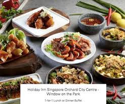 Window on the park at holiday inn orchard is currently have buffet promotions until 30 nov 2017. 1 Jun 2020 28 Feb 2021 Holiday Inn Singapore Orchard City Centre1 For 1 Promotion With Hsbc At Window On The Park Sg Everydayonsales Com