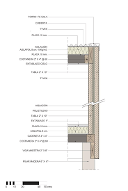 21 Detailed Construction Sections For Wood Structures Archdaily Wood Details Architecture Architecture Building Design Wood Architecture
