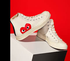Converse Chuck Taylor All Star 70 Play Comme Des Garcons Comme Des Garcons X Converse Cdg Play Chuck 70 Converse Converse Chuck Taylors Outfit Comme Des Garcons