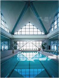 View Of Modern Swimming Pool By Erhard Pfeiffer Indoor Swimming Pools Indoor Pool Indoor Swimming