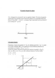 Aplicând pentru vectorul director şi vom obţine Referat Ecuatia Dreptei In Plan 359725 Graduo