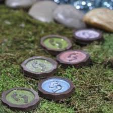 This footprint stepping stone would be a really special gift grandma, mom, or any gardener in the family, but don't forget to make one or two for your own garden! Miniature Fairy Footprint Stepping Stones Fairy Garden Supplies Craft Supplies Factory Direct Craft