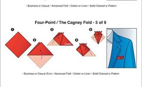 While still holding the center with your right hand, use your left hand to fold the points behind the puffy part of the square. 10 Cool Ways To Fold A Pocket Square Cute766
