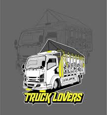 Gambar cabe vector imut gratis. Sketsa Gambar Mobil Truk Canter Literatur