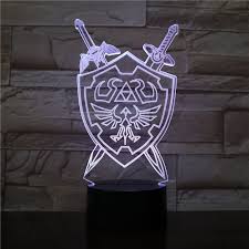 Con un estilo audiovisual que recuerda a las películas de hayao miyazaki y su studio ghibli, zelda: Lamparas De Noche Para Mesa The Legend Of Zelda Lampara De Anime Juego Breath Of The Wild Ilusion Visual Led 3d Envio Directo Luces De Noche Led Aliexpress