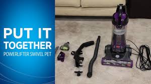 Bissell Powerlifter Swivel Rewind Pet Parts How To Assemble Your Bissell Powerlifter Swivel Pet Vacuum Cleaner Youtube