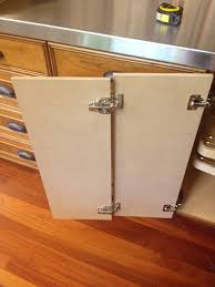 Installing hinges and doors on a flat pack kitchen is an easy job when you know how to do it. Attach Lazy Susan Bi Fold Doors