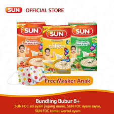 Tambahkan butter ke dalam wajan atau penggorengan. Sun Paket Bubur 8 Makanan Bayi Free Masker Anak Terbaru Agustus 2021 Harga Murah Kualitas Terjamin Blibli