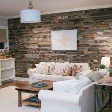 Wood accent wall ideas for living room. Can You Create A Reclaimed Wood Accent Wall In Under An Hour For The Home Accent Walls In Living Room Home Und Home Decor