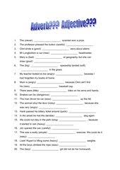 Once you're done with german adverbs, you might want to check the rest of our german lessons here: Englisch Arbeitsmaterialien Adjective Adverb 4teachers De