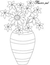 Maybe you would like to learn more about one of these? Coloring Pages Flower Vase Drawing For Kids Novocom Top