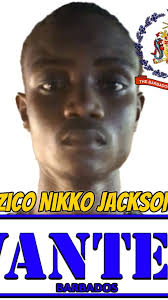 The Barbados Police Service (TBPS) is seeking the assistance of the public  in locating Zico Nikko Jackson, who is wanted for questioning in connection  with serious criminal matters. Jackson, whose last known