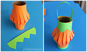 First, open your crafting table so that you have the 3x3 crafting grid that looks like this: Pumpkin Toilet Paper Roll Lantern Craft Crafty Morning