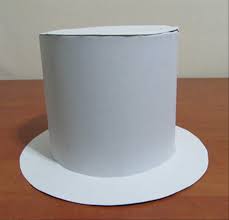 How To Make A Top Hat Out Of Paper How To Make A Cardboard Top Hat Paper Hat Diy Paper Hat Crazy Hats