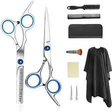 Point cutting is done by bringing the hair up between the fingers so that the desired length can be cut off. Amazon Com Professional Hair Cutting Scissors Set 9 Pcs Hair Cutting Scissors Thinning Shears Hair Razor Comb Clips Cape Hairdressing Scissors Kit Barber Set Hair Cutting Shears Set Beauty