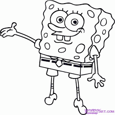 And subscribe☆share your drawings with me on instagram: Cartoon Characters Spongebob Coloring Home