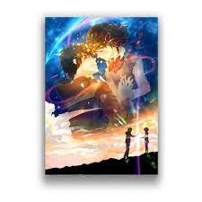 MKAN Your Name Manga Film Poster Anime Movie Nordic Posters And Prints,  Canvas Painting Wall Art Pictures, For Room Decor 42X60Cm : Amazon.co.uk:  Everything Else