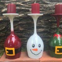 Shop with afterpay on eligible items. How To Make Festive Christmas Candle Holders Out Of Wine Glasses Diy Crafts