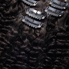 Length guide hair length 8 10 12 14 16 18 20 22 hair color #natural black. Kinky Curly Human Hair Clip In Extensions Afro Kinky Clip