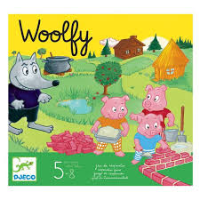 Djeco Woolfy Spil Ulven Og De 3 Grise Prisvinder De Tre Sma Grise Spil Sma Grise