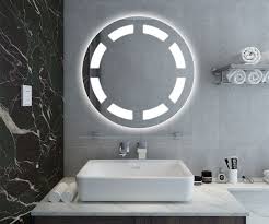 Made of high quality silvered mirror, this simple and functional mirror provides maximum clarity. Designer Backlit Led Bathroom Mirror L34 Artforma Bathroom Led Mirrors Cabinets