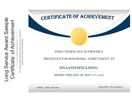 Years of service certificate template fresh free graphy gift. Long Service Award Sample Certificate Of Achievement Powerpoint Slides Diagrams Themes For Ppt Presentations Graphic Ideas