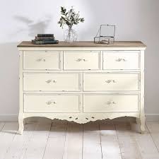 Camille Ivory 7 Drawer Chest Dunelm Bedroom Collections Furniture Bedroom Furnishings Chest Of Drawers