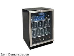 These could also function as a great beer fridge so you can show. Danby Silhouette Dbc514bls 112 Can And 11 Wine Bottle Beverage Center With Led Display Black Stainless Steel Newegg Com
