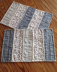 Red Farmhouse Table Runner Quilted Table Runner Primitive Country Table Runner Homespun Kitchen Decor Farmhouse Placemats Diy Placemats Fabric Placemats Patterns