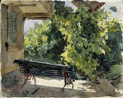 Sikart Lexikon Und Datenbank Bildanzeige Albert Anker Bilder Gartenbank